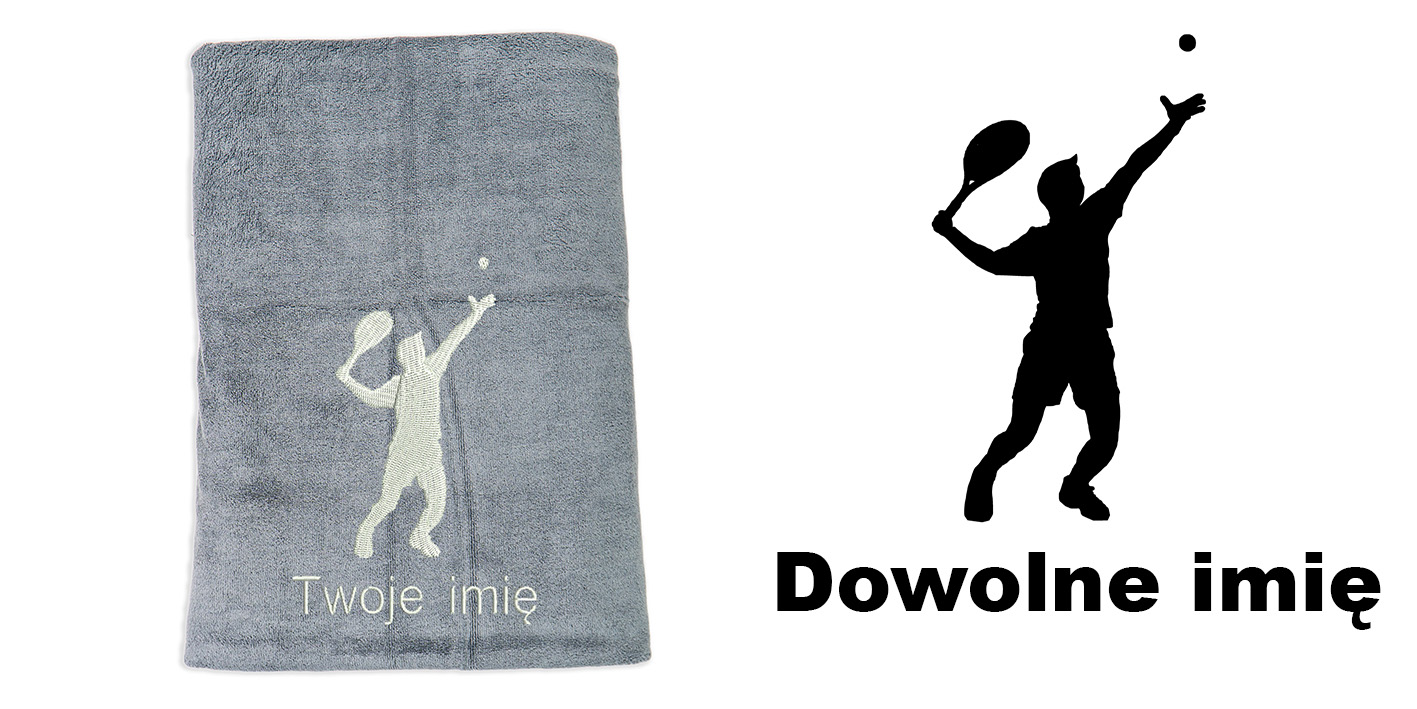 ręcznik szybkoschnący z mikrofibry dla tenisisty